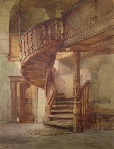 Escalier en spirale. Limburg an der Lahn - Johann Martin Gensler